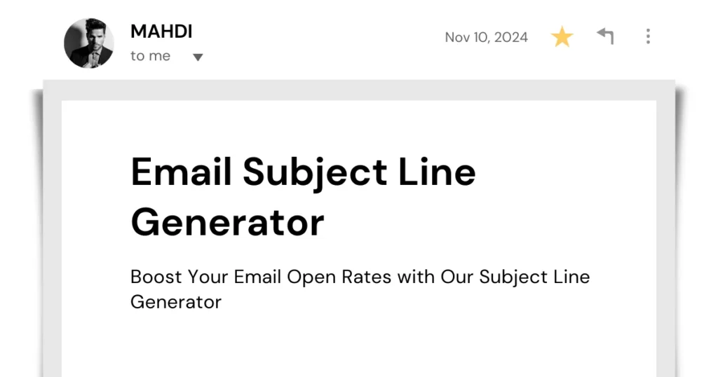 email subject line generator